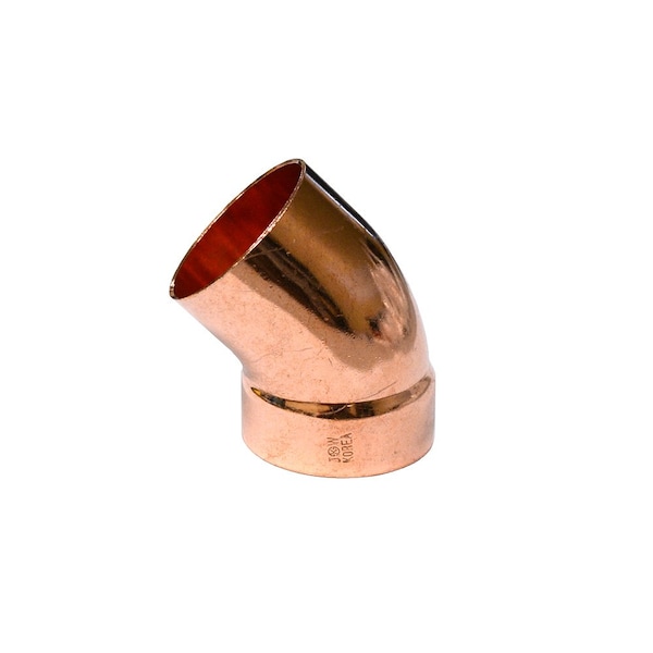 1-1/2in. Ftg x C Wrot Copper DWV 45 Degrees Street Elbow